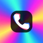 color phone call screen themes android application logo